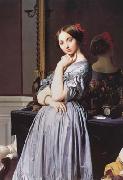 Jean Auguste Dominique Ingres Portrait of Vicomtesse Louise-Albertine d'Haussonville (mk04) oil painting picture wholesale